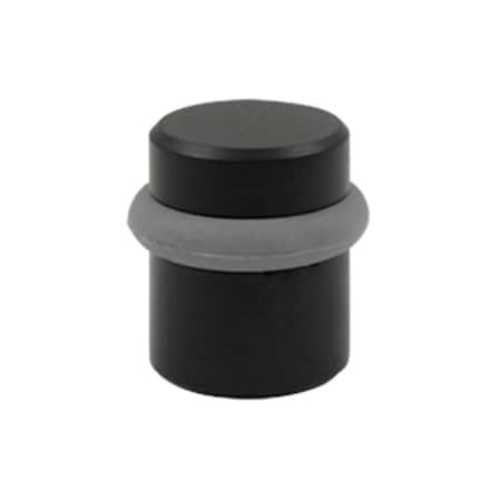 Patioplus 1.5 in. Round Universal Floor Bumper, Black - Solid PA696646